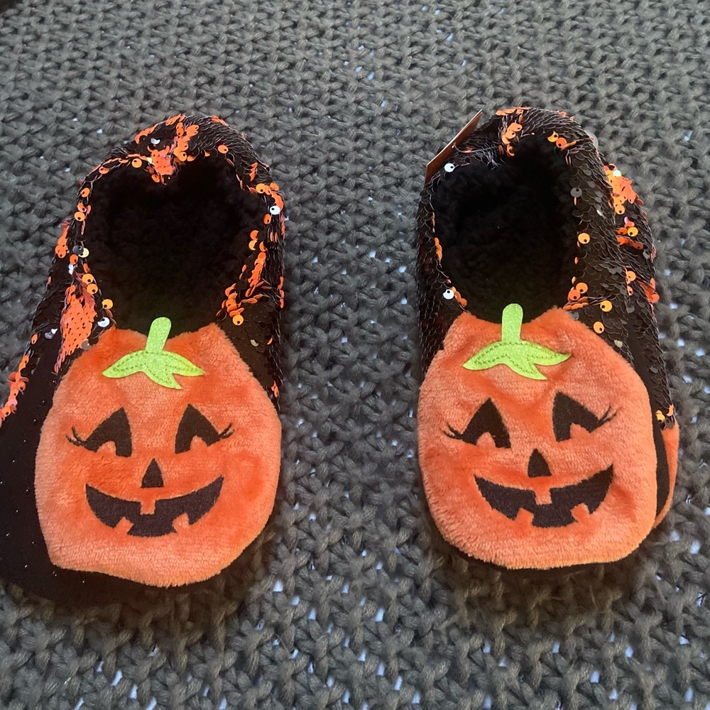 Halloween Pumpkin Women's Slippers